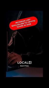 Michigan lost $210M to crypto scams in 2025