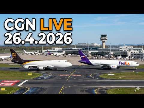Cologne Bonn Airport LIVE - Planespotting CGN - 2026-04-26