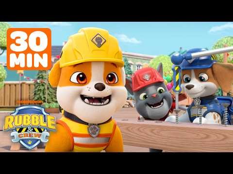 Rubble Competes in the Construction Games! | Rubble & Crew