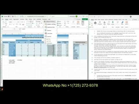 Tallridge Regional Medical Center Excel Modules 1-4: SAM Capstone Project 1a