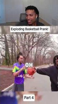 Exploding Basketball Prank🏀 Part 4