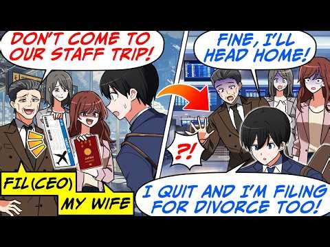 My Wife, the CEO's Daughter, & Her Folks Bailed Me on a Work Retreat Overseas! So…[RomCom Manga Dub]
