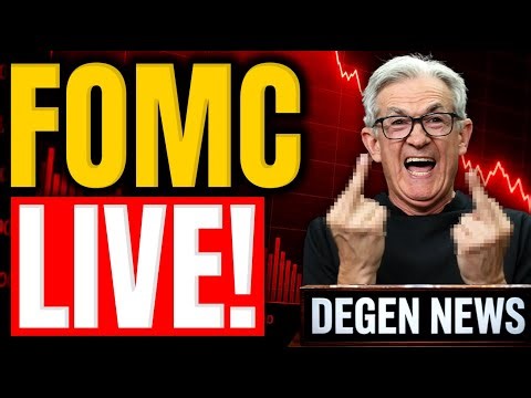 LIVE! Powell Speech & FOMC Fed Rate Decision