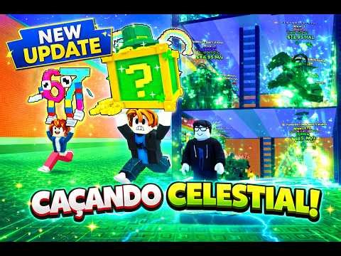 🔴TSUNAMI BRAINROT CAÇANDO CELESTIAL #roblox #shorts