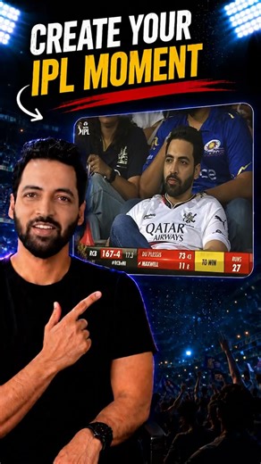 Create Your IPL Celeb Cam In 30 Seconds 🔥 #shorts