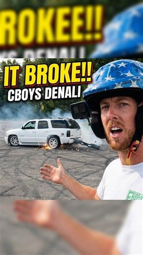 Cboys Drift Denali catches 2+ feet of air! 🤣🔥