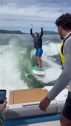 Giant Octopus Attacks Wakesurfer