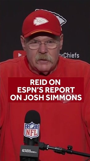 Andy Reid responds to Josh Simmons, Patrick Mahomes meeting report