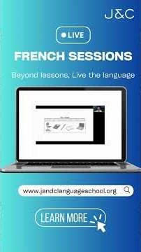 LIVE French Sessions | Speak & Learn French with J&C Language School