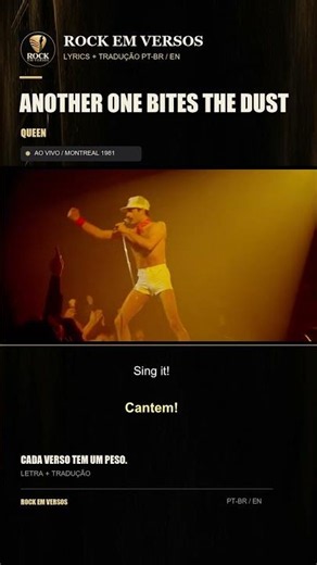 Queen - Another One Bites the Dust (Montreal, 1981) | Lyrics + Tradução PT-BR / EN