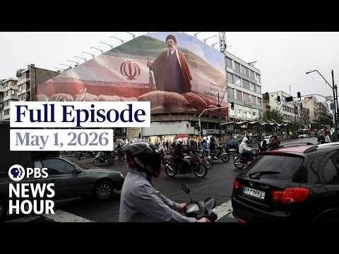 PBS News Hour live episode, May 1, 2026