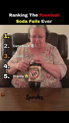 THE LAST ONE 😂💥 #soda #fails #funny #shorts #viral #ranking