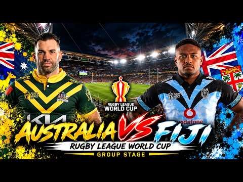 Australia vs Fiji | Rugby League World Cup Group Stage | Live Stream Commentary