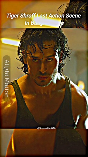 Tiger Shroff🔥 Last Action Scene In Baaghi Movie| #tazeemkhaneditz