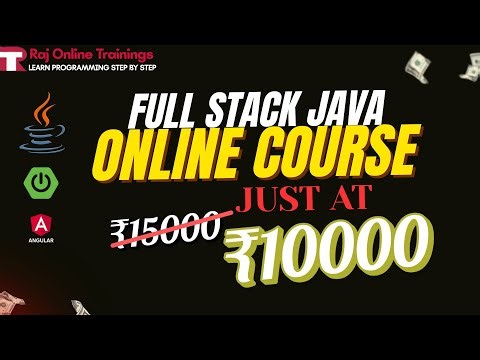 Become a Full Stack Java Pro! Real-Time Project-Based Online Course