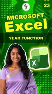 YEAR in Excel / Extract the Year Number #excel #exceltips #exceltutorial #excelformula