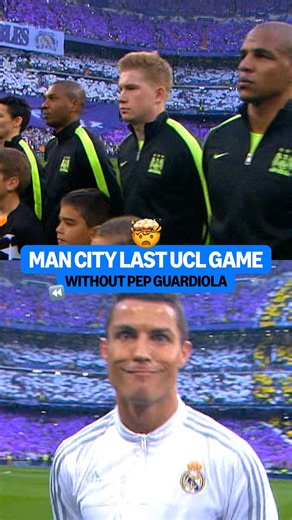 Man City's last UCL game without Pep Guardiola ⏪👀 #ManCity #MCFC #ChampionsLeague #UCL