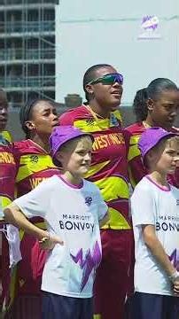 A proud moment for West Indies, singing their national anthem ahead of the #T20WorldCup semi-final 👏