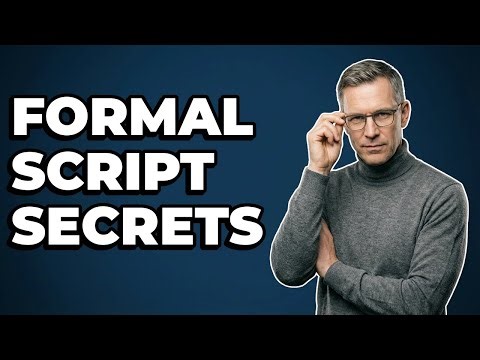 What Defines Formal Script Font Characteristics?