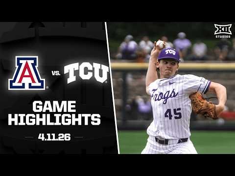 Arizona vs. TCU Game #1 Highlights (4.11.26) | 2026 Big 12 Baseball