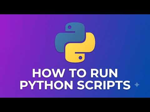 How to run Python scripts | Interpret what the AI says