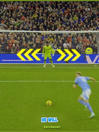 This is how Haaland scored the best penalty