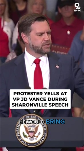 A protester in the crowd at a Greater Cincinnati rally Wednesday yelled at Vice President JD Vance before he was escorted out of the Sharonville Convention Center. Vance poked fun at the protester, saying it was clear he wasn't a Republican when he took off his MAGA hat. #News #Politics #JDVance