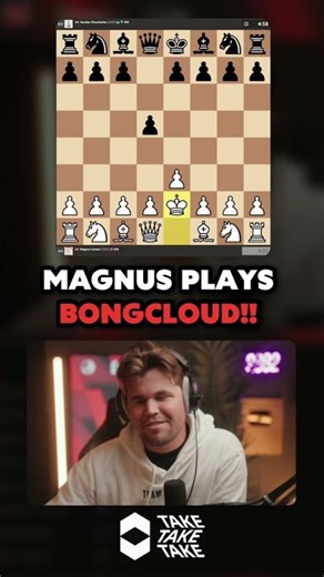 Magnus Carlsen PLAYS the BONGCLOUD OPENING! (He MOVES THE KING IN THE 2nd MOVE!!)