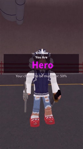 HERO ROLE IN MM2..🫢 || #roblox #mm2 #robloxedit #murdermystery2 #murdermystry2