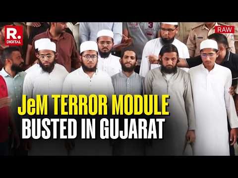 TERROR PLOT FOILED: Gujarat ATS Arrests 8 Jaish Operatives Attempting to Build Active Sleeper Cell