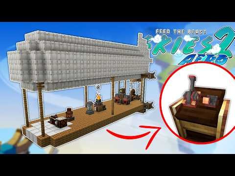 MY FIRST AIRSHIP IN CREATE AERONAUTICS!!! - Minecraft FTB Skies 2 Aero E15 (1.21.1)