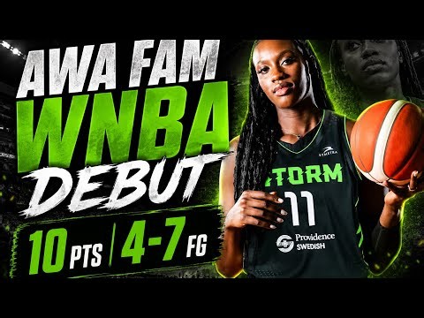 N0. 3 OVERALL DRAFT PICK 2026 AWA FAM WNBA DEBUT vs WASHINGTON MYSTICS MP4