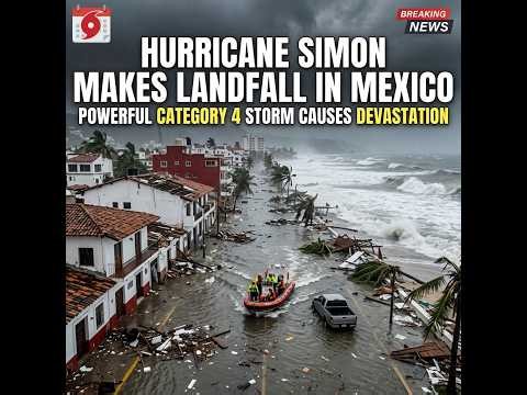 Hurricane Simon pounds resorts and vulnerable towns along Mexico’s Pacific coast