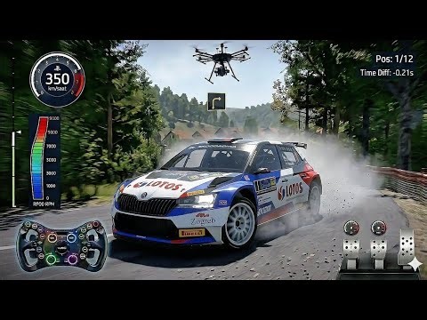350 KM/H RALLY DRIFT! 😱 The Most Intense High-Speed Run Ever Recorded | 4K Ultra Realistic Graphics
