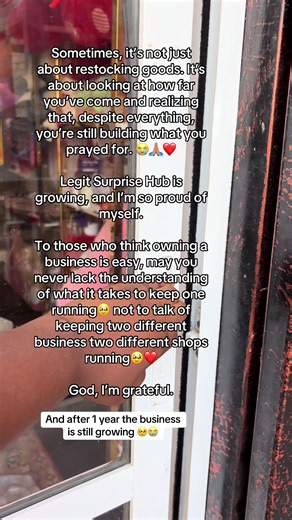 Sometimes, my brain gets so overwhelmed thinking about how to manage Legit Cyndycakes, how to manage Legit Surprise Hub, how to restock both businesses, train my students, build both brands, and still find time for myself. 🥹❤️ Honestly, sometimes I don’t even know how I do it. I just keep going. But whenever I sit back and look at how far God has brought me, I get emotional. 😭❤️ Two businesses. Two brands I’m building with everything in me. And by God’s grace, neither has fallen. Both are grow