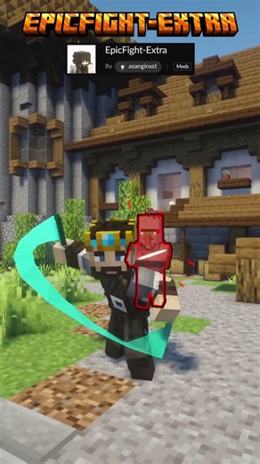 Minecraft Best Epic Fight Mods! #1 #shorts #minecraft