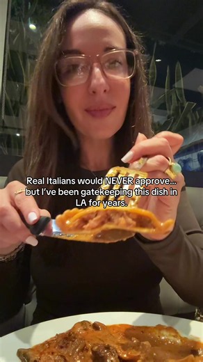 You can keep your Cheesecake Factory. I’ll be here with my short rib ravioli and steak... the name of the restaurant is at the end of the video! Would you try this? 🤌🤤🔥 #la #lafood #foodreview #italianfood #foodtok