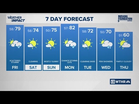 13Weather Forecast | 11 p.m. update, April 23, 2026