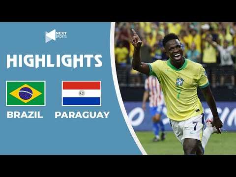Highlights Paraguay vs Brazil | Vinicius Shines as Selecao Stars Dominate