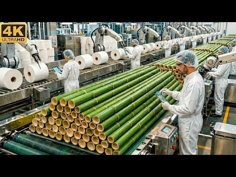 Inside the 1,0000 Ton Bamboo Factory – The PRISTINE Bleaching of Modern Soft Tissue Production