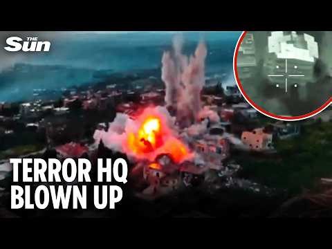 Israel blitzes Hezbollah terror headquarters in explosive Lebanon assault