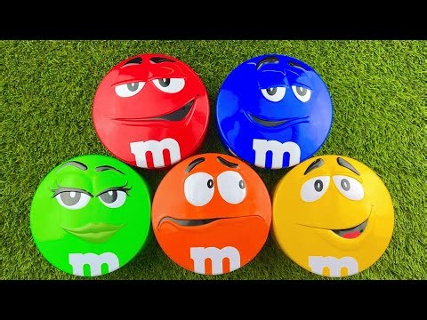Satisfying Video Unpacking 1 Rainbow Celebrations Containers with Color Candy ASMR Candy