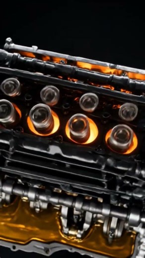 Inside a Car Engine – Realistic Combustion Animation 🔥