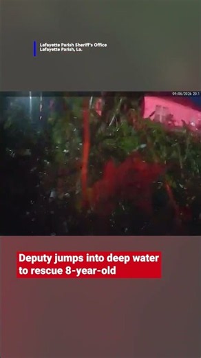 U.S. NEWS: Deputy jumps into deep water to rescue nonverbal 8-year-old