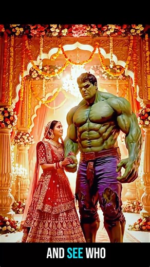 Desi Hulk vs. Alien Invasion (Wedding Day Chaos!) 💥😱 #Shorts #Hulk #India