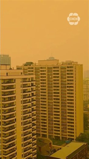 Northern Ontario wildfire smoke creates hazy skies over downtown Hamilton