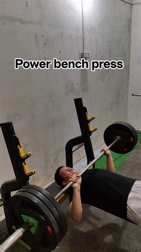 Power bench press..💪 #shorts #shortyoutube