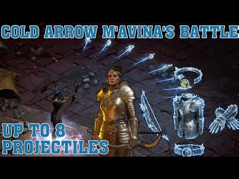 ❄️ Diablo 2 Resurrected – M’avina’s Battle Hymn Cold Arrow Bowzon | Multiple Projectiles Build