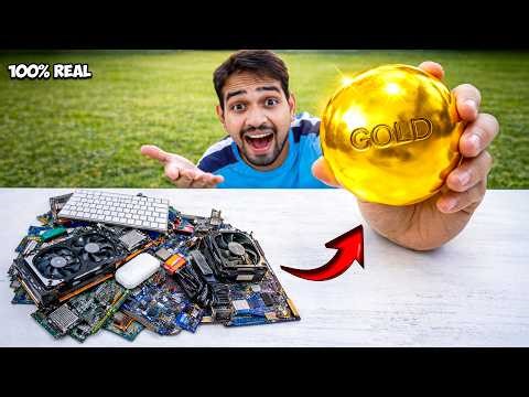 Gold Recovery From Computer Parts 😱 | कबाड़ से निकालो असली सोना🤑