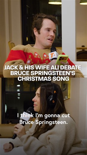 Bruce Springsteen is one of the greatest American songwriters of all time. Some of his most beloved hits include “Born to Run” and “Thunder Road”, but he also released a live recording of the Christmas song, “Santa Claus is Comin’ to Town.” As his favorite artist, Jack’s wife Ali is surprised it hasn’t made his list of 10 best Christmas songs of all time. What do you think? | Track Star